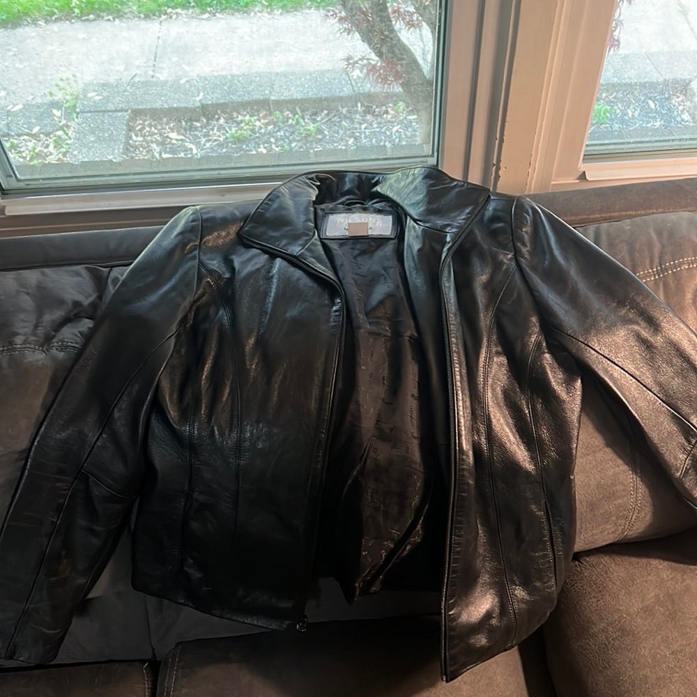 Leather jacket